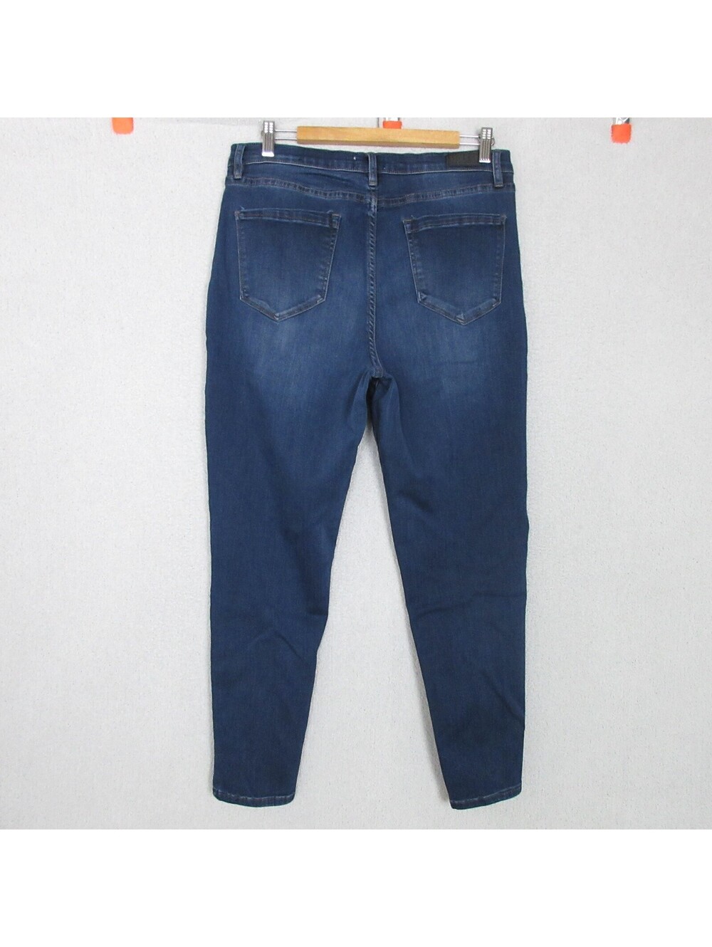 Nicole Miller Jeans Womens 14 Blue SOHO High Rise Skinny Dark Wash Denim 32x28.5 - Picture 2 of 11